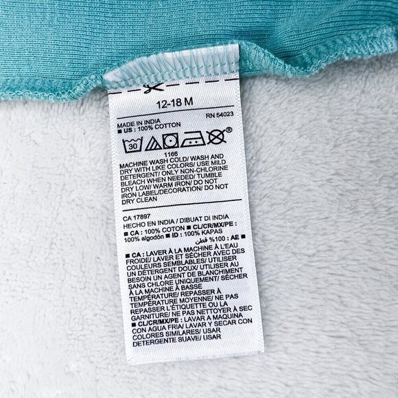 Old Navy Sleeveless Bodysuit | Baby Girls | 12-18 Months | Watermelon | Aqua - Picture 5 of 5